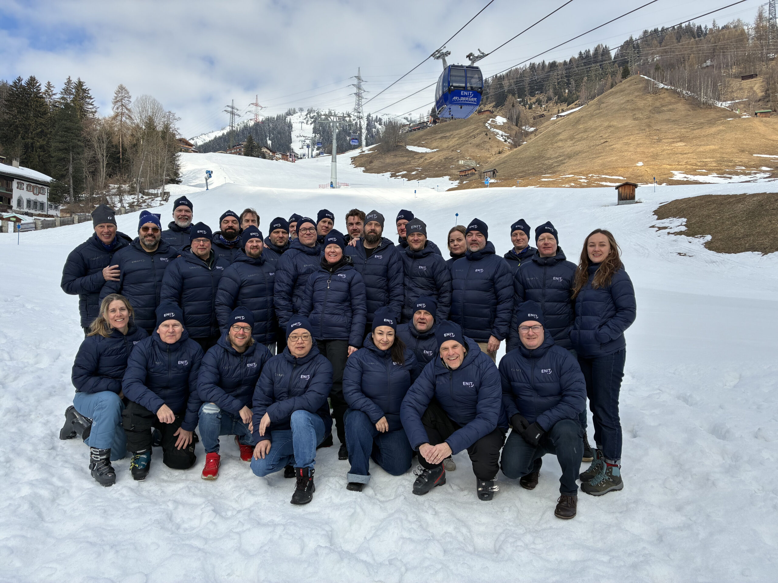 Group image of ENIT in St Anton