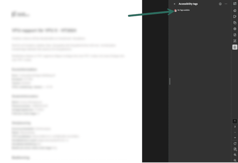 Nicht getaggtes, vom System generiertes Dokument